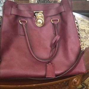 Burgandy Michael kors bag